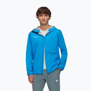 Mammut Ducan Light HS Pánska bunda do dažďa s kapucňou glacier blue