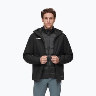 Pánska bunda 3v1 Mammut Treeline 3 in 1 HS Hooded Jacket Men black/black
