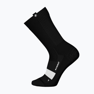 Ponožky Mammut All Mountain Targeted Cushion Merino Crew black/white