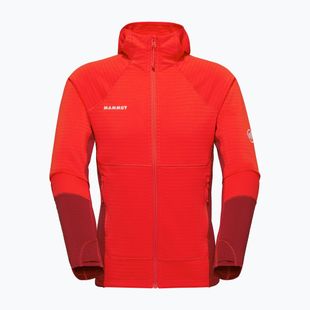 Pánska mikina Mammut Taiss ML Hooded mammut red/dark mammut