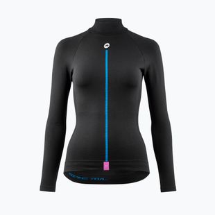 Dámsky cyklistický dres longsleeve ASSOS Winter Skin Layer P1 W black