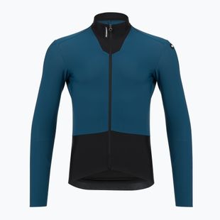 Pánske cyklistické tričko s dlhým rukávom ASSOS Equipe R S11 Spring Fall petrol blue
