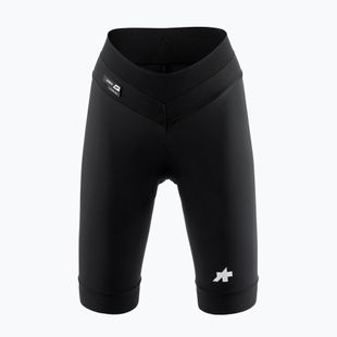 Dámske cyklistické šortky ASSOS Uma GT S11 Half Shorts Long W black
