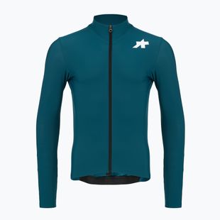 Pánsky cyklistický dres longsleeve ASSOS Mille GT Spring Fall Jersey S11 deep petrol