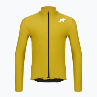 Pánsky cyklistický dres longsleeve ASSOS Mille GT Spring Fall Jersey S11 golden yellow