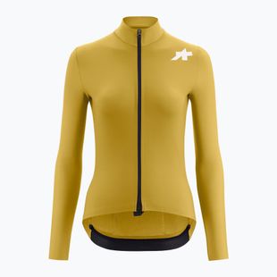 Dámsky cyklistický dres longsleeve ASSOS Mille GT Spring Fall Jersey S11 golden yellow