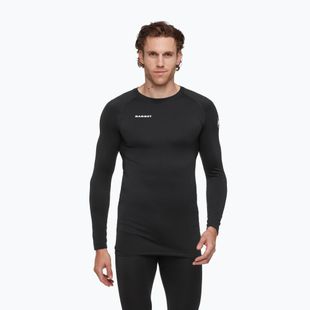 Pánska termoaktívna mikina Mammut All-Mountain Seamless BL Mid black/white