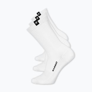 Ponožky Mammut Everyday Crew 3 pairs white/white/white
