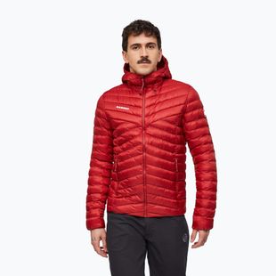 Pánska zateplená bunda Mammut Albula IN Hooded Jacket Men dark mammut red