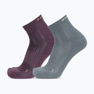 Ponožky Mammut Multisport Quarter Socks 2 pack paloja/strata