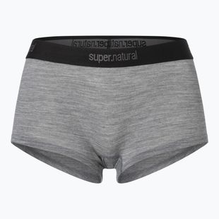 Dámske termo boxerky super.natural Tundra 175 Boyfriend Hipster cashmere grey melange