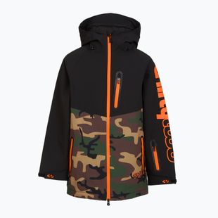 Detská snowboardová bunda ThirtyTwo Grasser Insulated black/orange