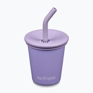 Hrnček KLEAN KANTEEN Steel Straw Lid 296 ml paisley purple