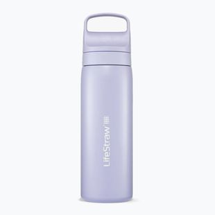 Cestovná fľaša LifeStraw Go 2.0 Steel z filtrom 500 ml provence purple