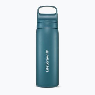 Cestovná fľaša LifeStraw Go 2.0 Steel s filtrom 500 ml lagúna teal