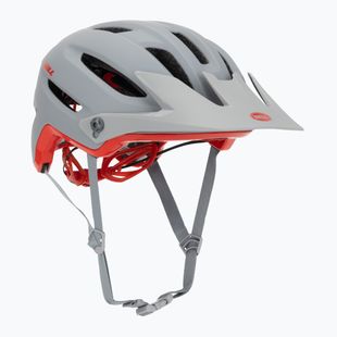 Cyklistická prilba Bell 4Forty Integrated MIPS matná lesklá sivá/karmínová