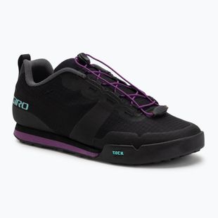 Dámska cyklistická obuv Giro Tracker Fastlace black/throwback purple