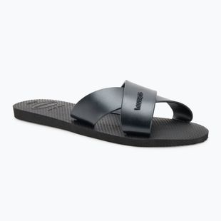 Dámske žabky Havaianas Aqua Metallic black