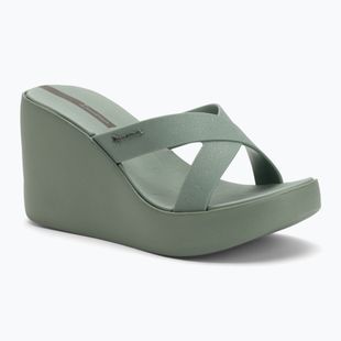 Dámske šľapky Ipanema High Fashion II Slide green/glitter green/grey