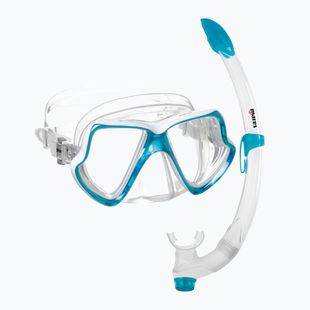 Súprava na šnorchlovanie Mares Wahoo aqua/white/clear