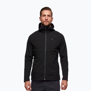 Pánska softshellová bunda Black Diamond Element Hoody black AP7440240002LRG1