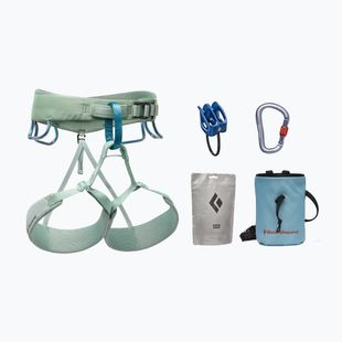 Dámska lezecká sada s úväzkom Black Diamond Momentum Harness Package pastel green