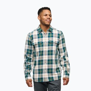 Pánske trekingové tričko Black Diamond Project Twill raging sea/henna