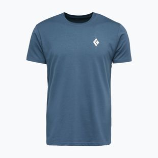 Pánske tričko Black Diamond Backcountry Stamps midnight blue