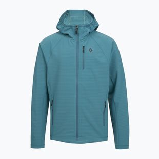 Pánska mikina Black Diamond Coefficient Storm Full Zip Hoody creek blue