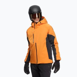 Pánska lyžiarska bunda Dainese Etra Aerosense Dry Core Ready oriole orange/stretch limo
