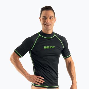 Pánske plavecké tričko SEAC T-Sun black
