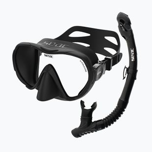Sada na šnorchlovanie SEAC X-Frame Combo black