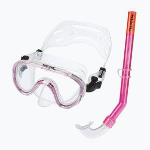 Sada na šnorchlovanie pre deti SEAC Marina Bis Set pink