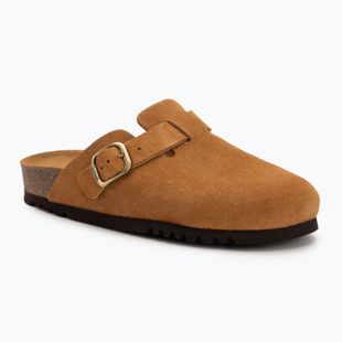 Dámske nazúvaky Scholl Fae Suede cognac