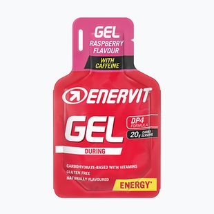 Enervit energetický gél 25 ml malina s kofeínom