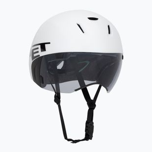 Cyklistická prilba MET Codatronica white/silver matte glossy
