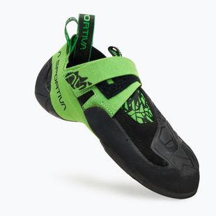 Pánske lezecké topánky La Sportiva Skwama Vegan black/flash green