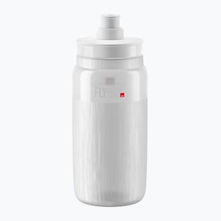 Cyklistická fľaša Elite FLY Tex 550 ml clear/grey logo