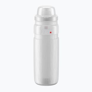 Cyklistická fľaša Elite FLY Tex MTB 750 ml clear/grey logo