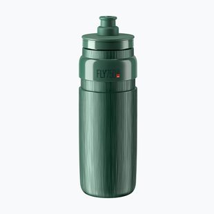 Cyklistická fľaša Elite FLY Tex 750 ml dark green/grey logo