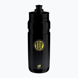 Cyklistická fľaša Elite FLY Teams Tour De France 2024 750 ml čierna