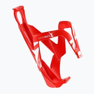 Košík na fľašu na bicykel Elite Custom Race X red/glossy white