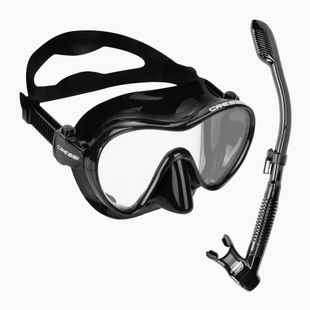 Potápačský set Cressi F1 + Supernova Dry čierny