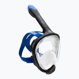 Celotvárová maska na šnorchlovanie Cressi Java Full Face black/blue