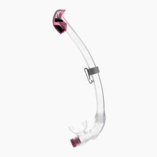 Detský šnorchel Cressi Seal Dry clear/pink