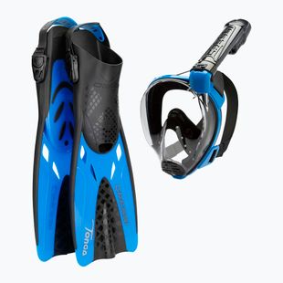 Potápačská súprava Cressi Baron + Tonga black/blue