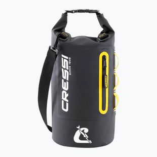 Vodotesný vak Cressi Ocelot Dry Bag 10 l black/yellow