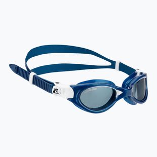 Dámske plavecké okuliare Cressi Flash blue metal/white smoked