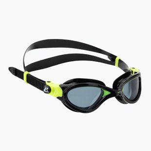 Plavecké okuliare Cressi Flash black/lime smoked