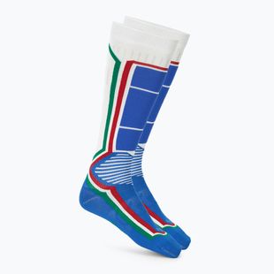 Lyžiarske ponožky Mico Light Weight Odor Zero X-Static Ski white